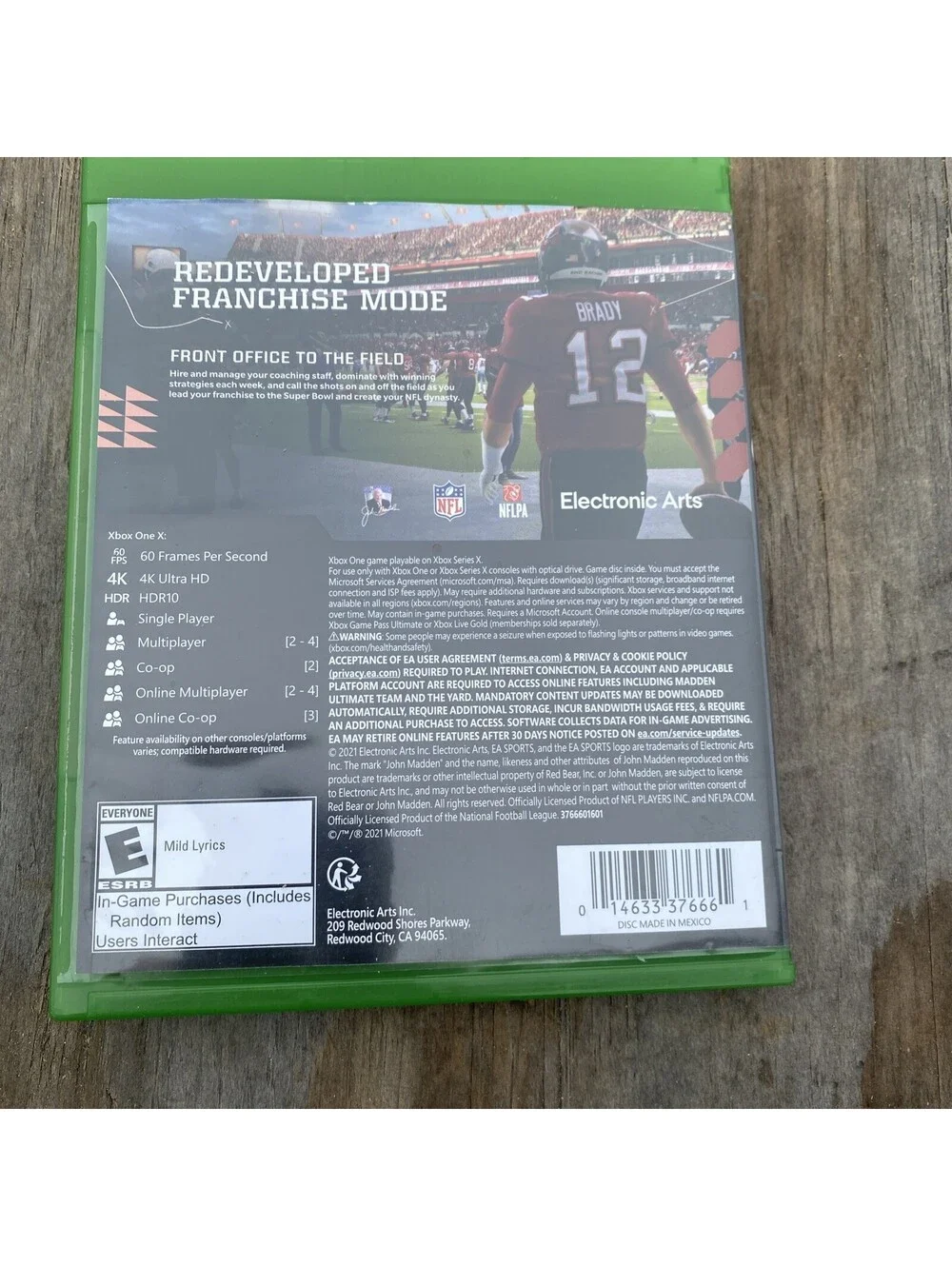 Madden NFL 22 - Microsoft Xbox One/Microsoft Xbox Series X - Good CIB NTSC